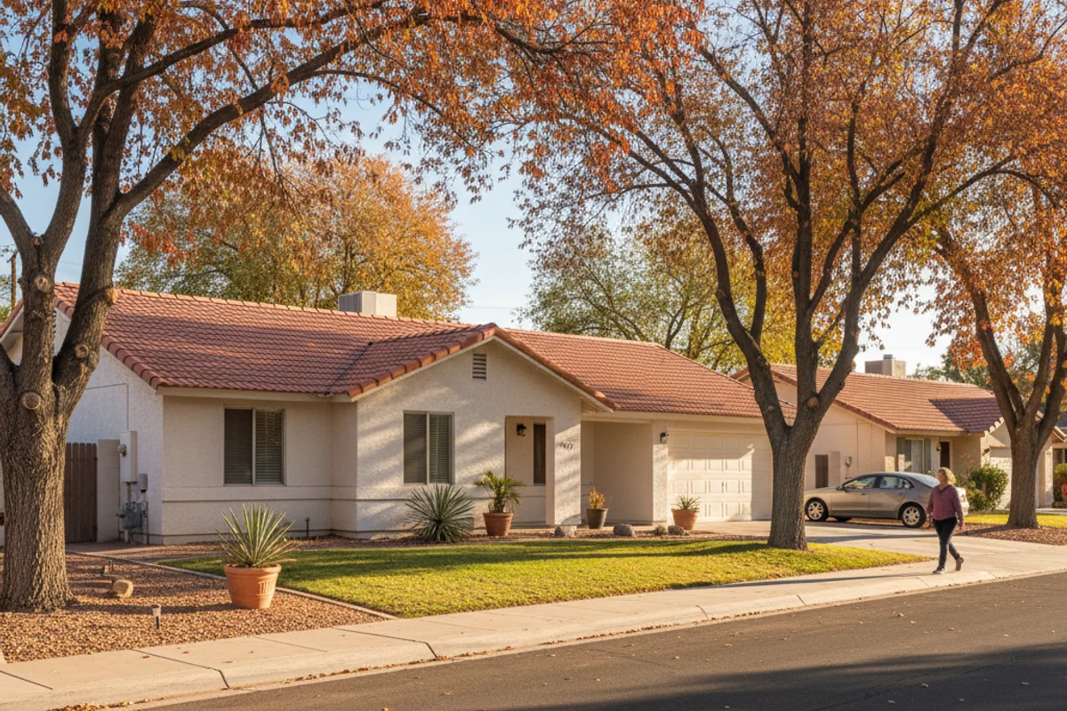 Residential home with desert landscaping in Glendale Arizona ready for as-is sale